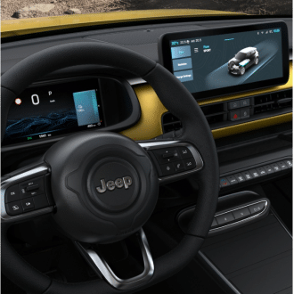 Image showing the Jeep Avenger Summits digital interface