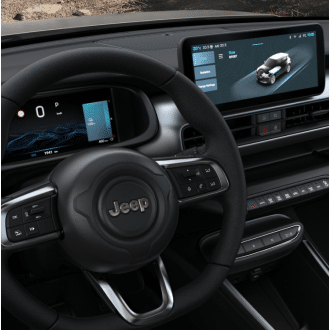 Image showing the Jeep Avenger Altitudes digital interface